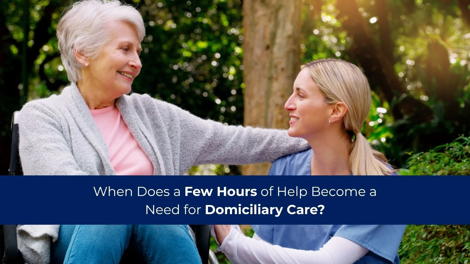 When Does a Few Hours of Help Become a Need for Domiciliary Care?